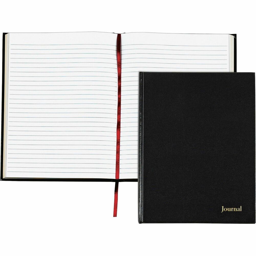 Image of Tops Professional Journal, Casebnd, 80 Sheets, 8-1/2"x11", Black