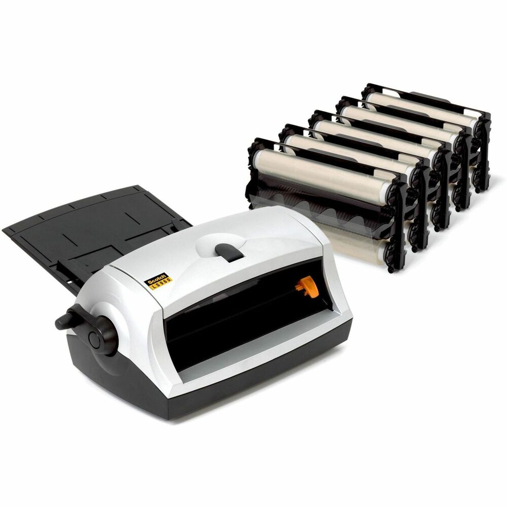 Image of 3M Laminator Value Pack, 5 Dual Refills, One 8-1/2" Machine