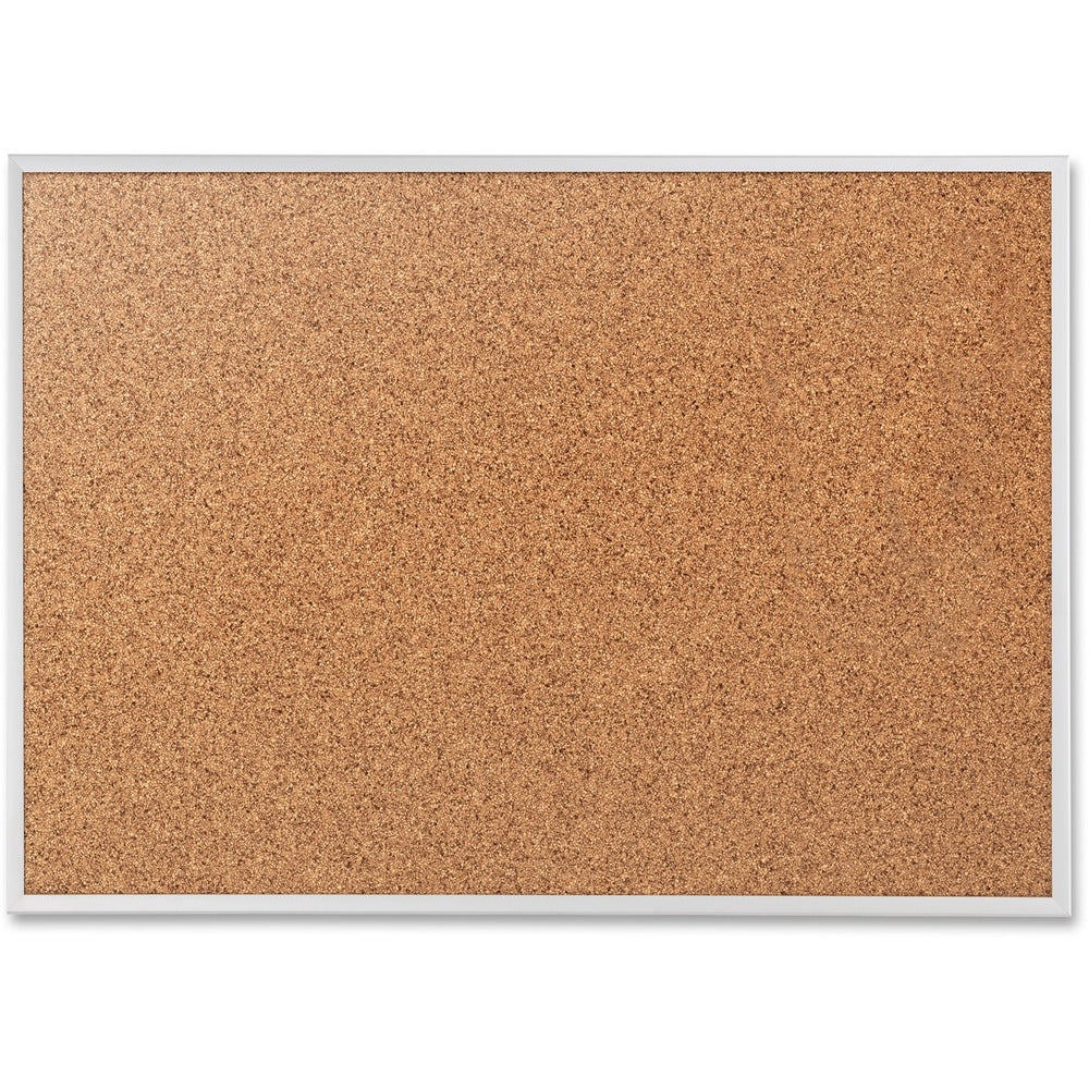 Image of Quartet Cork Board, 3/4" Frame Face, 4'x3', Aluminum Frame