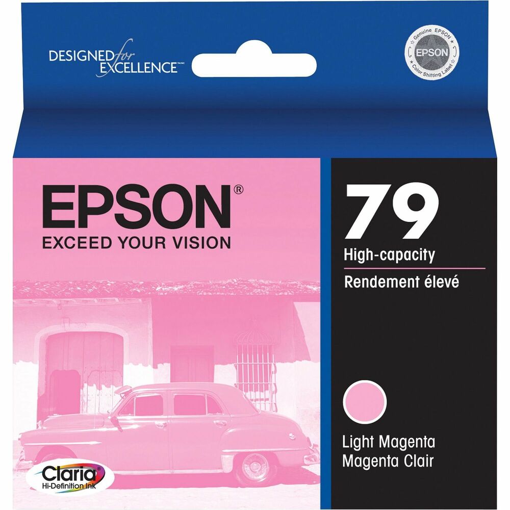 Image of Epson Ink Cartridge,79, f/Stylus Photo 1400,810 Pg Yield,Lt MA