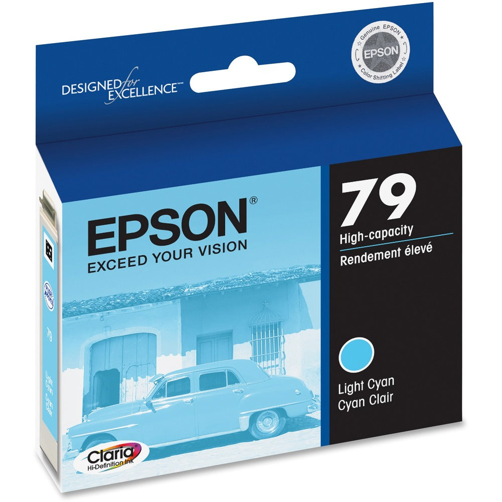 Image of Epson Ink Cartridge,79, f/Stylus Photo 1400,810 Pg Yield,Lt Cyan