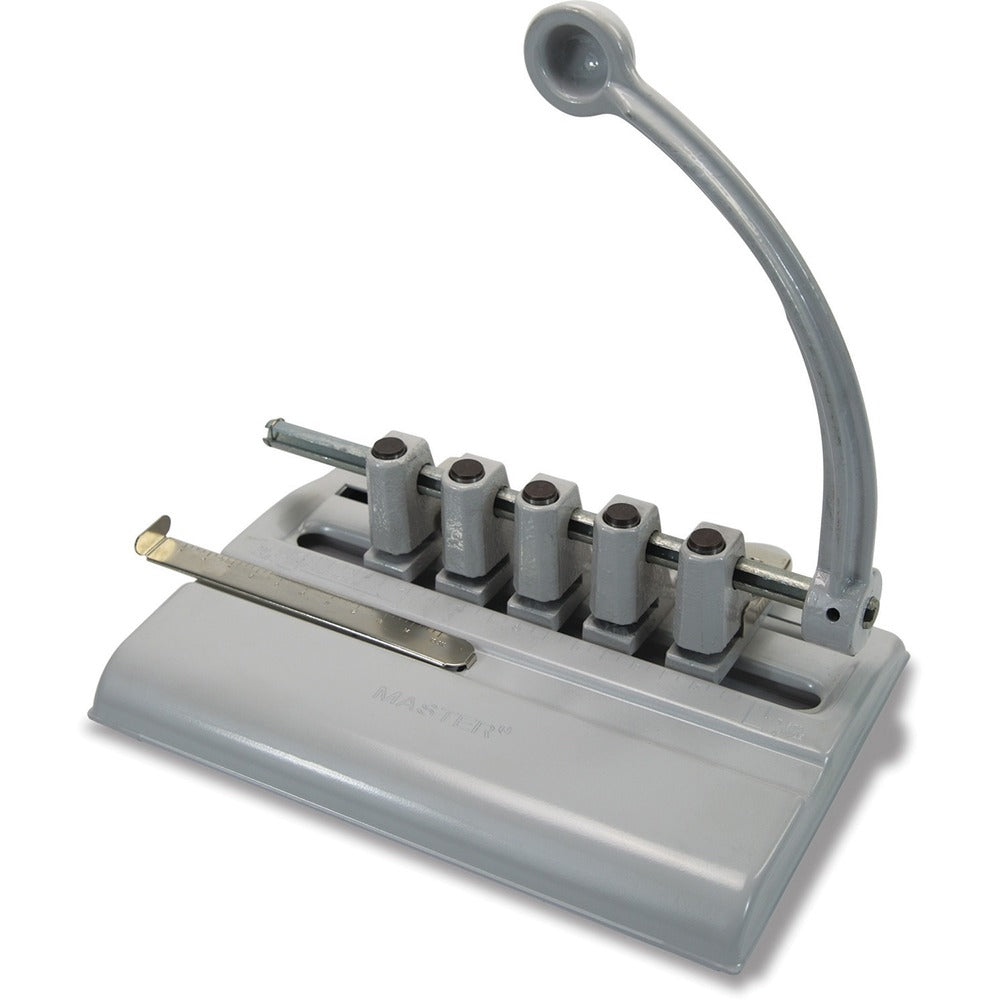 Image of Master 5-Hole Punch, Adjustable, 11/32", 40 Sht Cap, Tan
