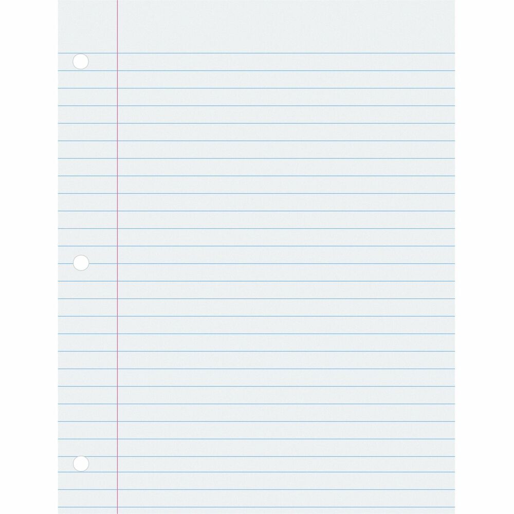 Image of Pacon Composition Paper,3HP,3/8" Ruling,8-1/2"x11",500/RM,White