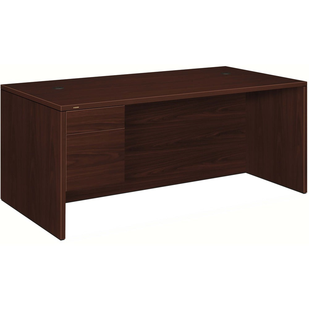 Image of The HON Company Left Return Pedestal Desk, 72" Wx36"Dx29-1/2"H, MY