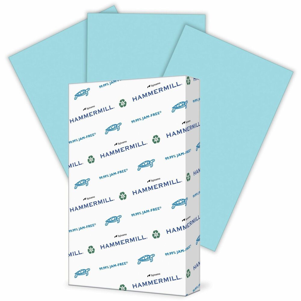Image of Hammermill Copy Paper, Multipurpose, 20 lb, 8-1/2"x14", 500/RM, Blue