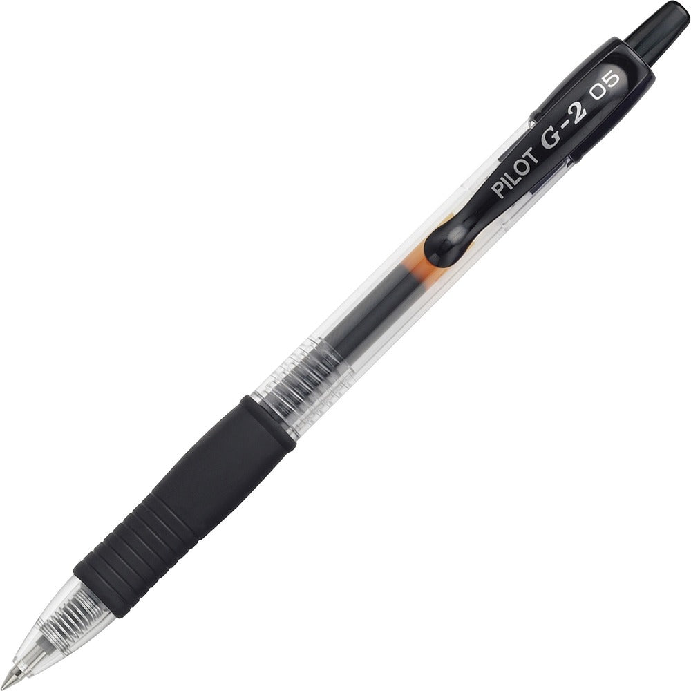 Image of Pilot Gel Pen, Retractable, Refillable, Extra Fine Point, Black