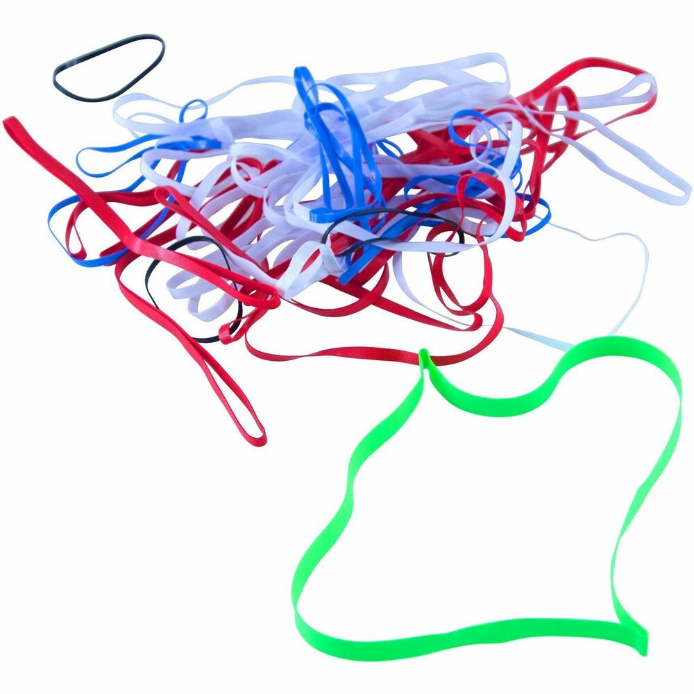 Image of Baumgartens PlastiBands, Assorted Sizes, 100/BX, Assorted