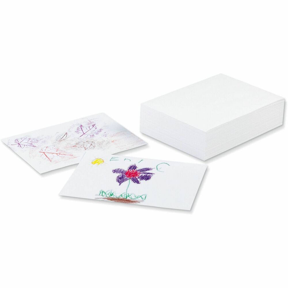 Image of Pacon Drawing Paper, Recycled, 60lb, 9"x12", 500/RM, White