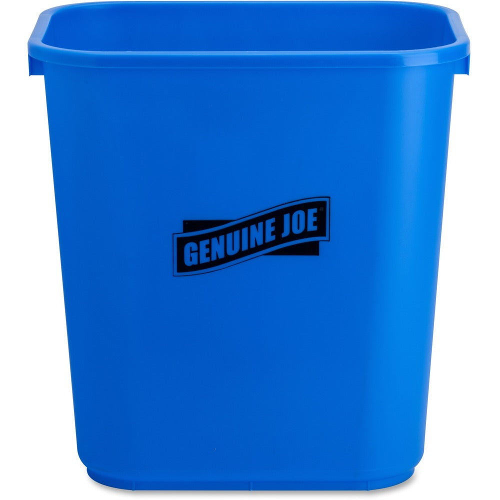 Image of Genuine Joe Recycling Wastebasket, 28-1/2 Quart, 14-1/2"x10-1/2"x15", BE