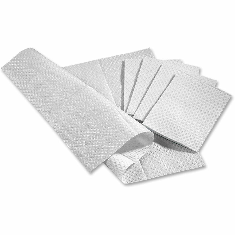 Image of Medline Pro Towels, Two-Ply, Poly-Backed, 13"x18", 500/BX, White
