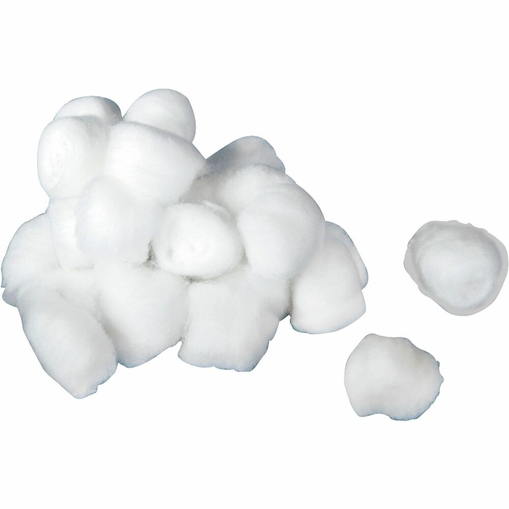 Image of Medline Cotton Balls, Nonsterile, Medium, 2000/BX, White