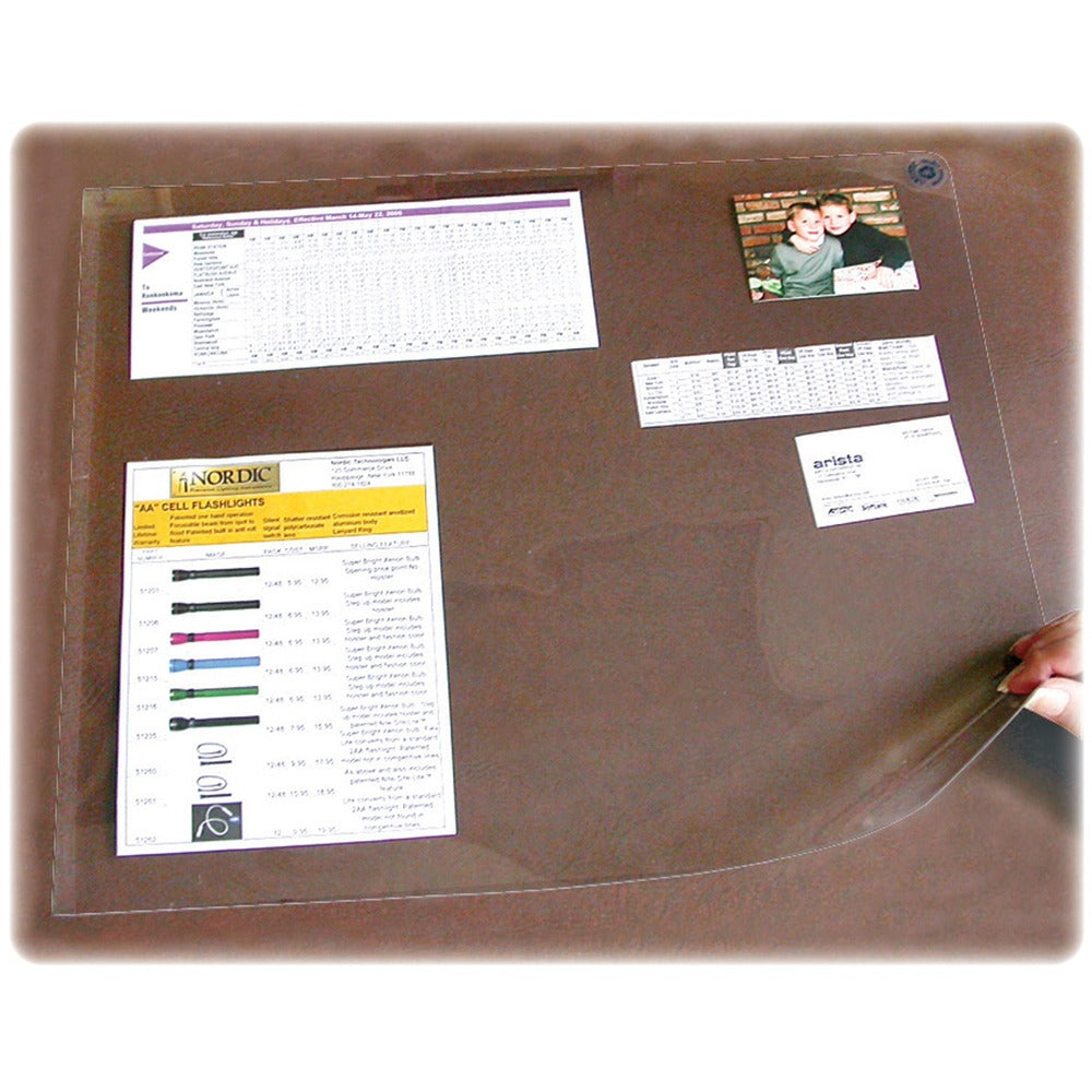 Image of Artistic Desk Protector, 25"x40", Clear