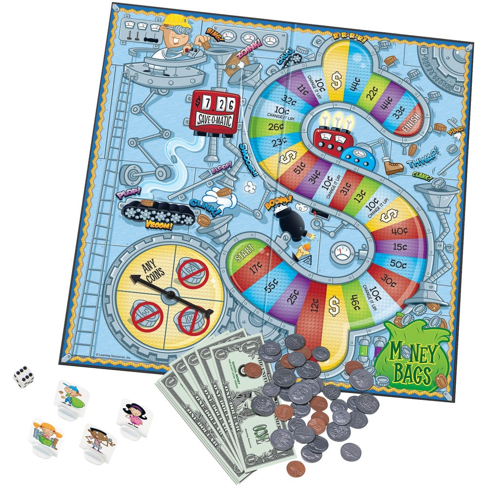 Image of Learning Resources Money bags A Coin Value game, 116 Pcs, MI