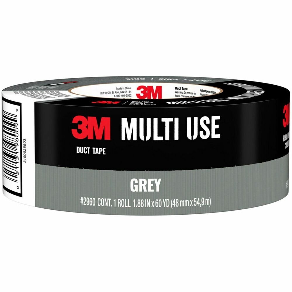 Image of 3M Duct Tape, Pro Strength, 48mmx55m, Silver