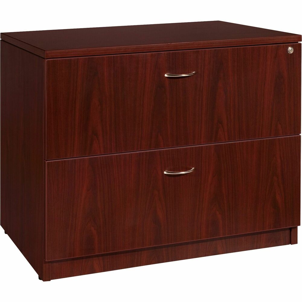 Image of Lorell Lateral File, Anti-tip, 35"x22"x29-1/2", Mahogany