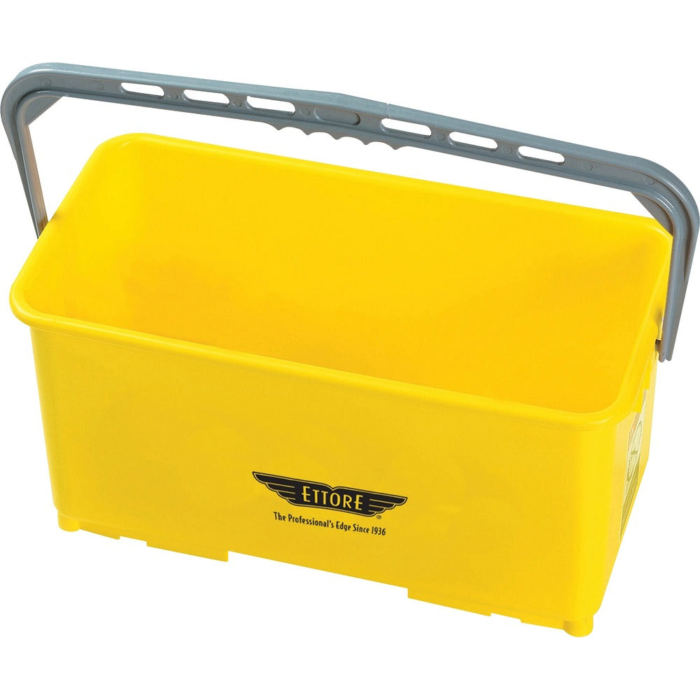 Image of Ettore Products Bucket, Heavy-duty, 6 Gal, 21-3/4"x10-1/2"x11-3/4", YW