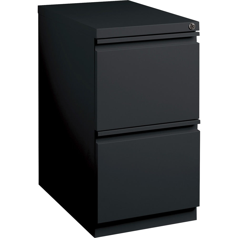 Image of Lorell Pedestal File, F/F, Mobile, 15"x19-7/8"x27-3/4", Black