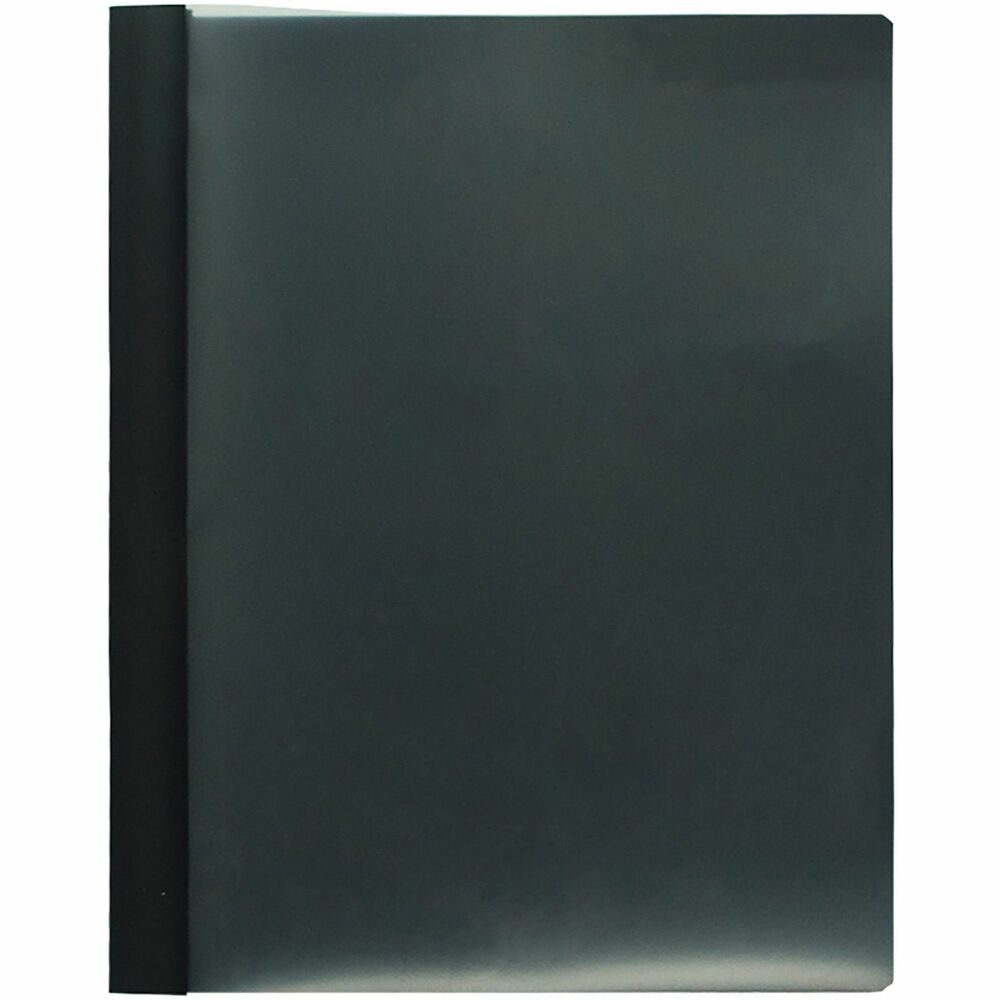 Image of Business Source Report Covers, Clear Front, 1/2" Cap, 8-1/2"x11", 25/BX, BK