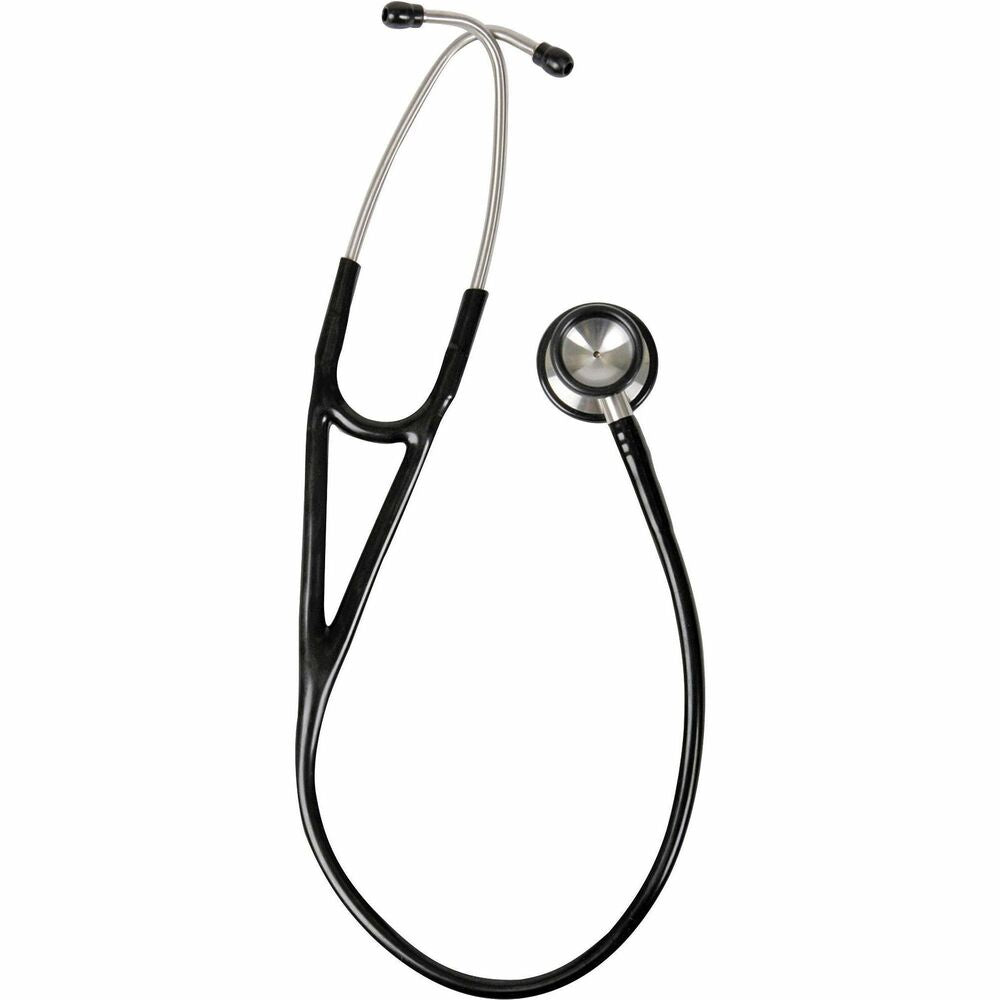 Image of Medline Stethoscope, Cardiology, 17", Black/STST