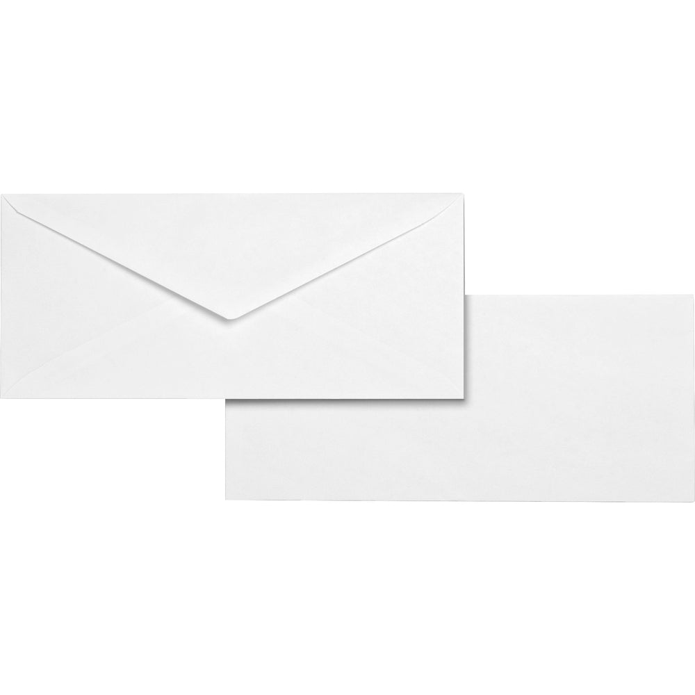 Image of Business Source Business Envelopes, No.10, 24lb., Gummed, 500/BX, WE Wove