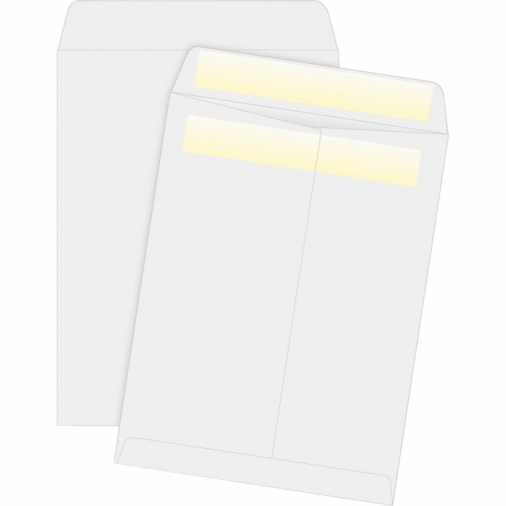 Image of Business Source Catalog Envelopes,Press/Seal,28lb,10"x13",100/BX,WE Wove