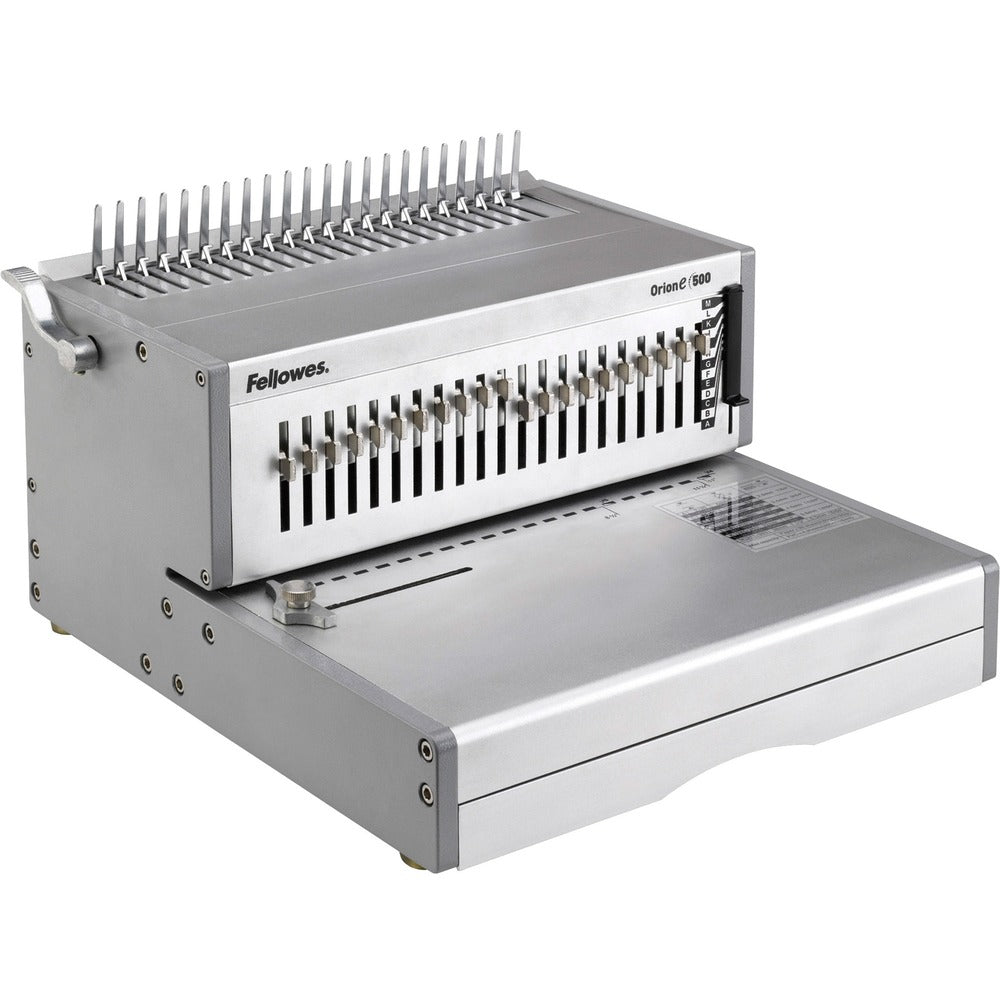 Image of Fellowes Electric Comb Binding Machine, 15-3/4"x19-3/4"x9-3/4", LTGY