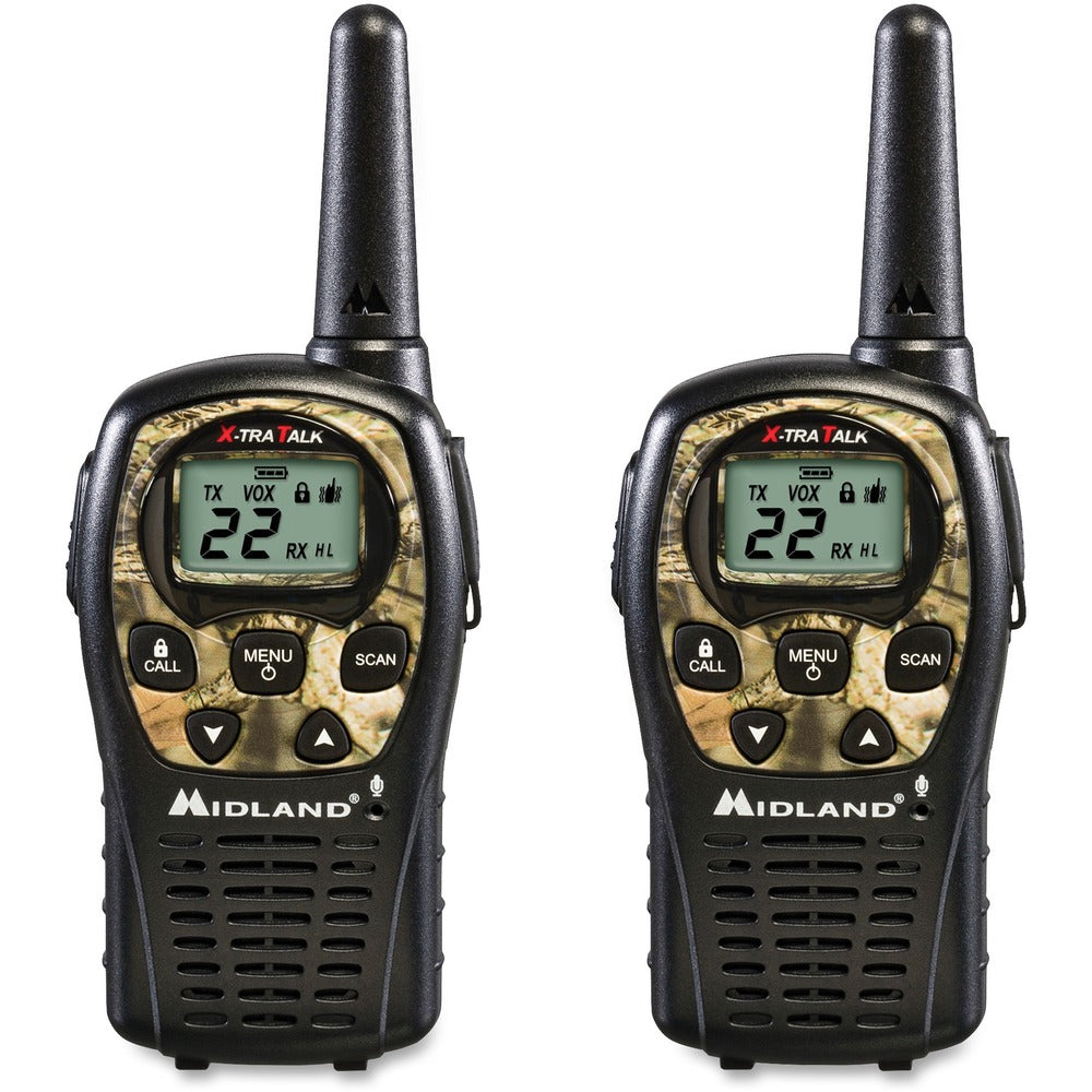 Image of Midland Radio Corp Two-Way Radios, Pair, 24mi Range, Camouflage