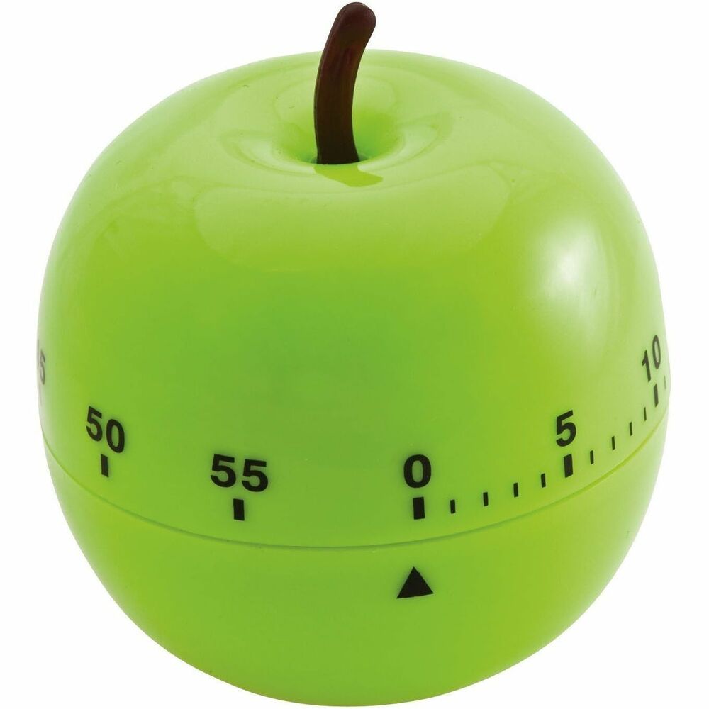 Image of Baumgartens Shaped Timer, 4-1/2" Diameter, Green Apple