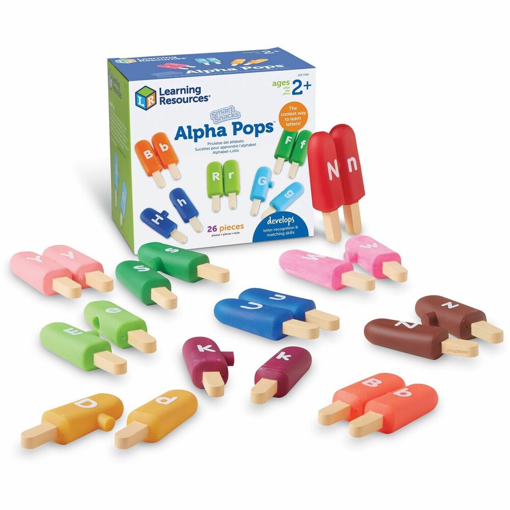 Image of Learning Resources Smart Snacks Alpha Pops, 26/ST, Multi