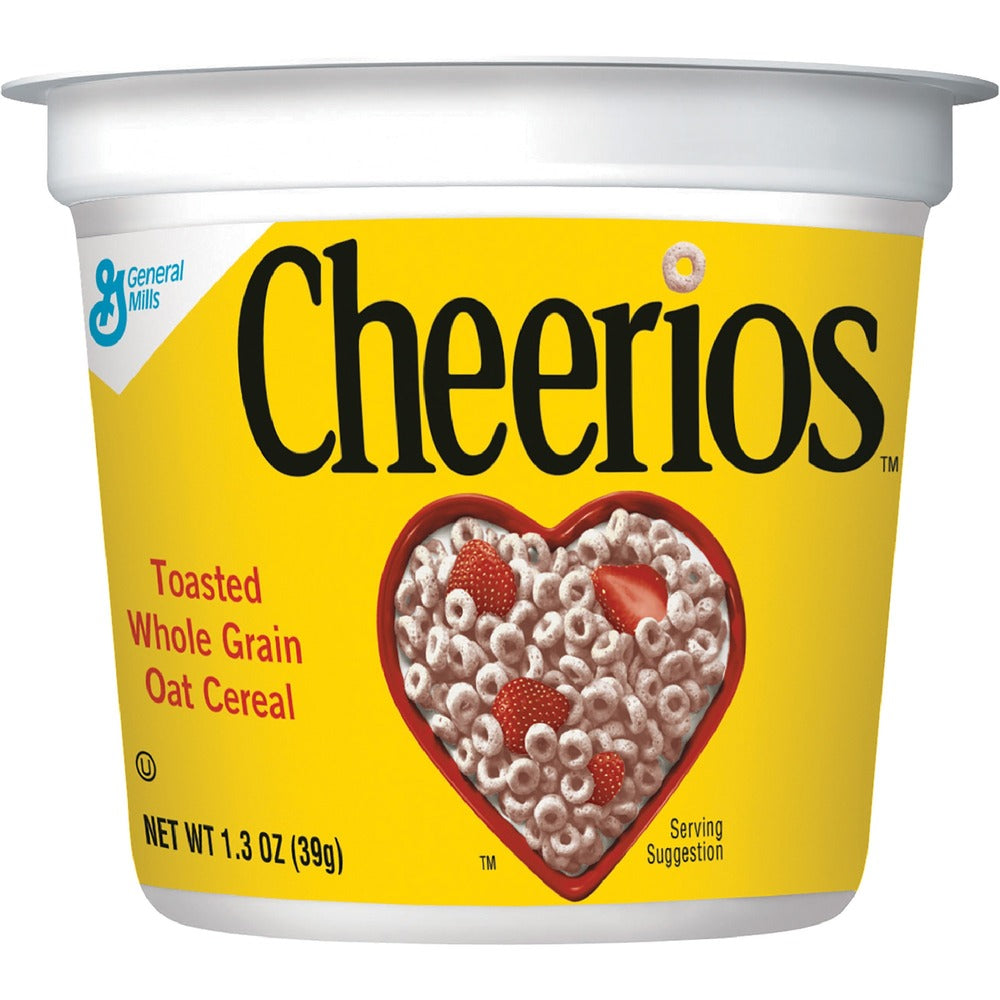 Image of General Mills Cereal-in-a-Cup, Single Serve, 1.30 oz., 6/PK, Cheerios