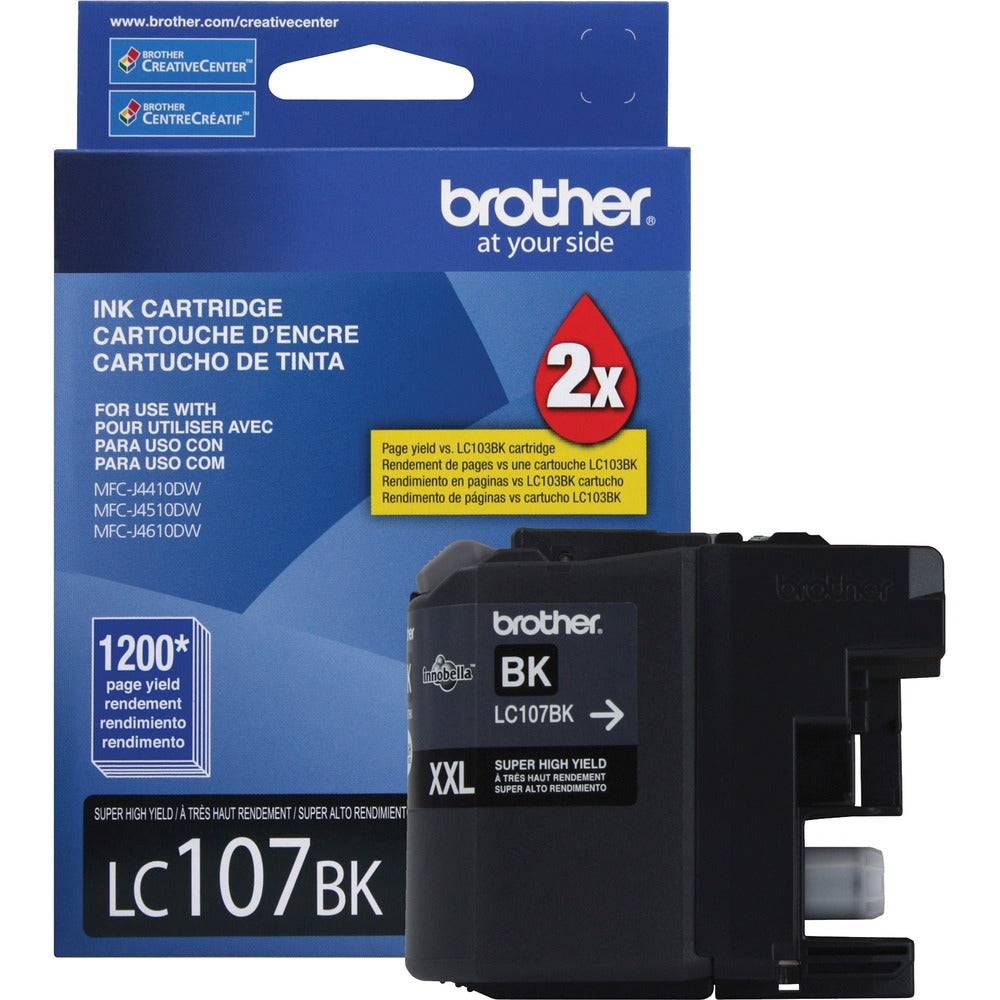 Image of Brother Ink Cartridge, 1200 Page Yield, Black