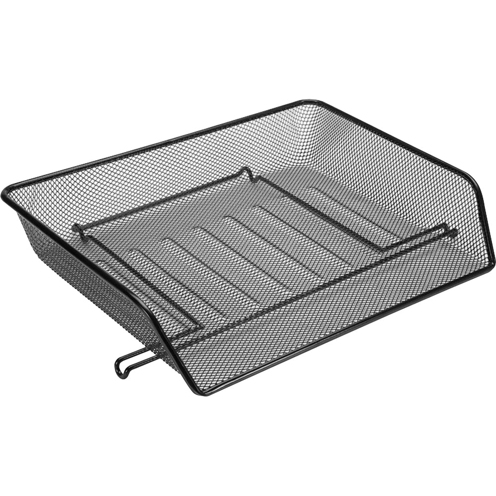 Image of Lorell Letter Tray, Side Load, 14-1/4"x10-3/4"x3", Black Mesh