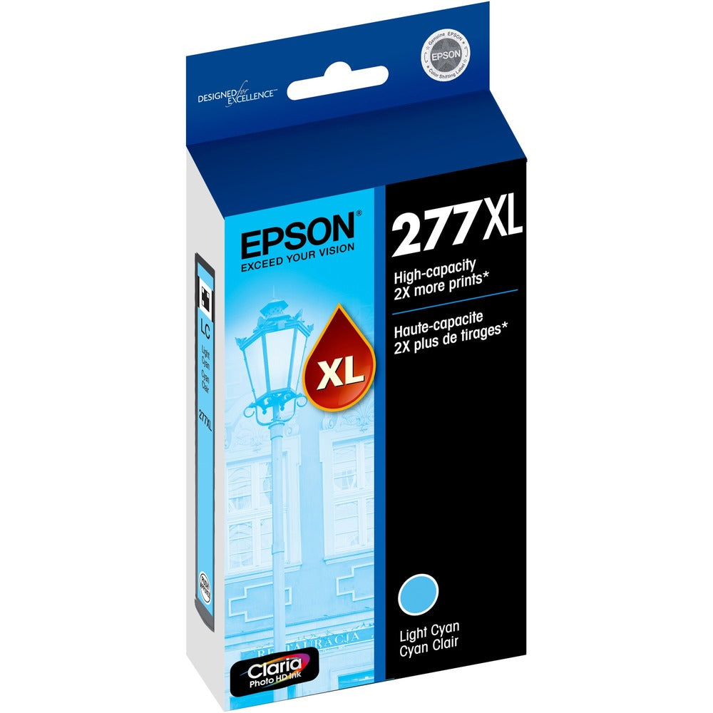Image of Epson Ink Cartridge, T277, XP-850, High Yield, Light CYN