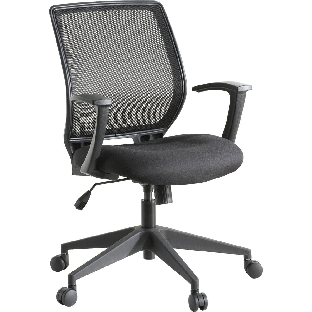 Image of Lorell Executive Chair, Mesh Mid Back, 27"x26"x40-3/4", BK