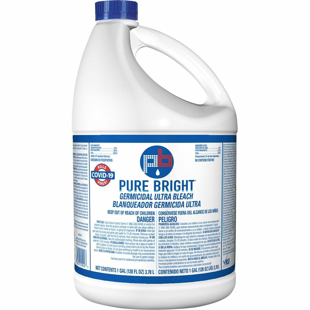 Image of KIK Custom Products Pure Bright Ultra Bleach, 1 Gal, White