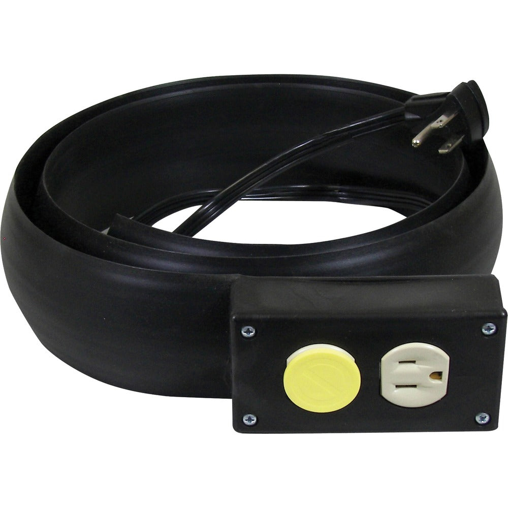 Image of C-Line Power Extension/Cord Cover, 16 Gauge, 10 Ft, Black