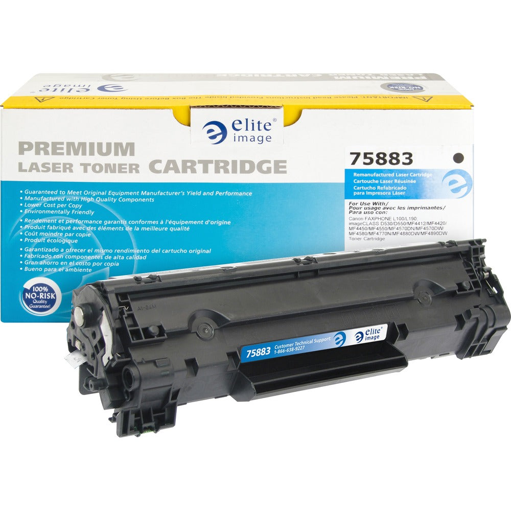 Image of Elite Image Reman Toner Cartridge, f/CNM Cartr128, 2100 Pg Yield, Black