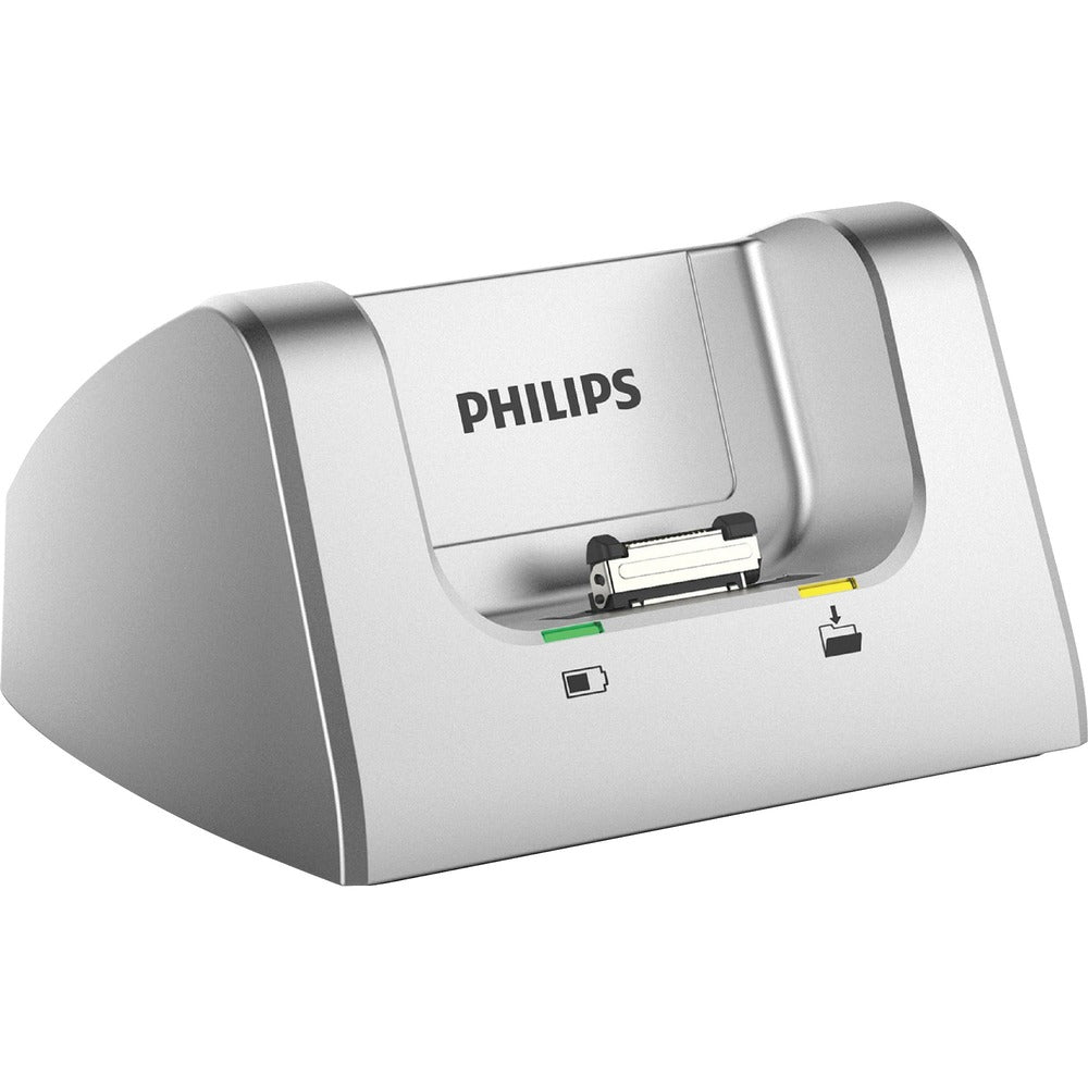Image of Philips Docking Station, 3-1/10"Wx3"Dx1-4/5"H, Silver