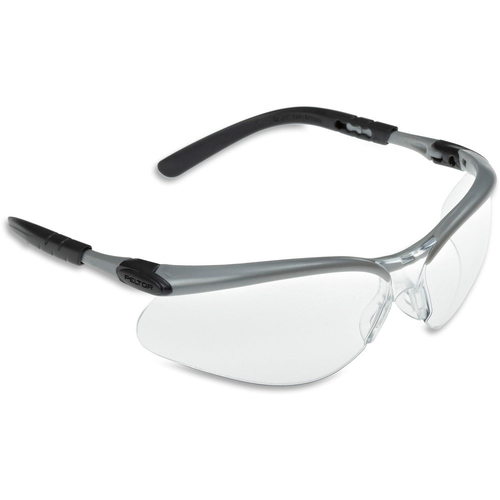 Image of 3M BX Safety Glass, Silver/Black