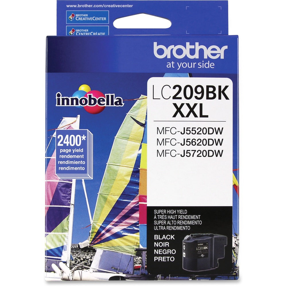 Image of Brother HY Ink Cartridge, f/LC209, 2400 Page Yield, Black