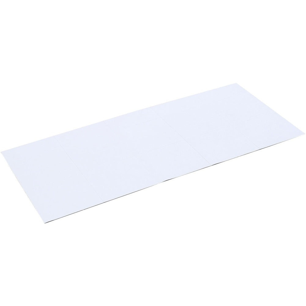 Image of Bi-silque Magnetic Dry Erase Strips, 7/8"x2", 25/PK, White