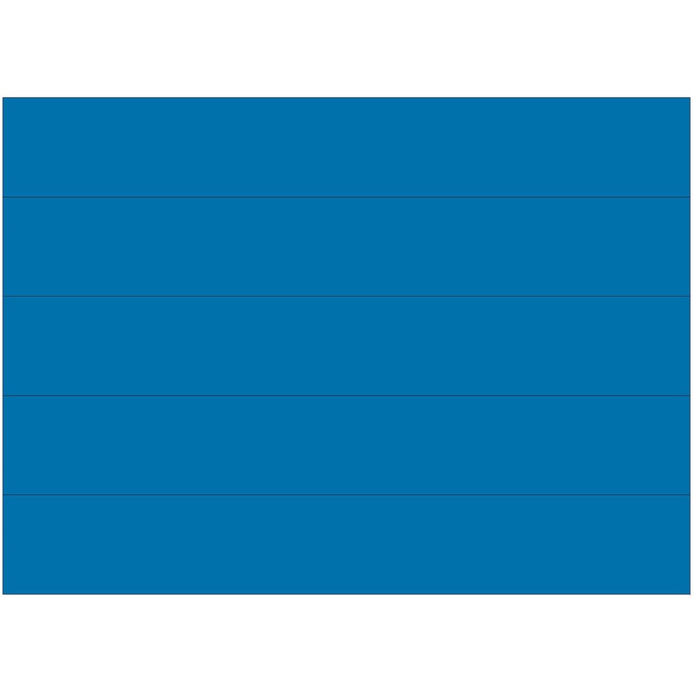 Image of Bi-silque Dry-Erase Strips, Magnetic, 7/8"x6", 25/PK, Blue