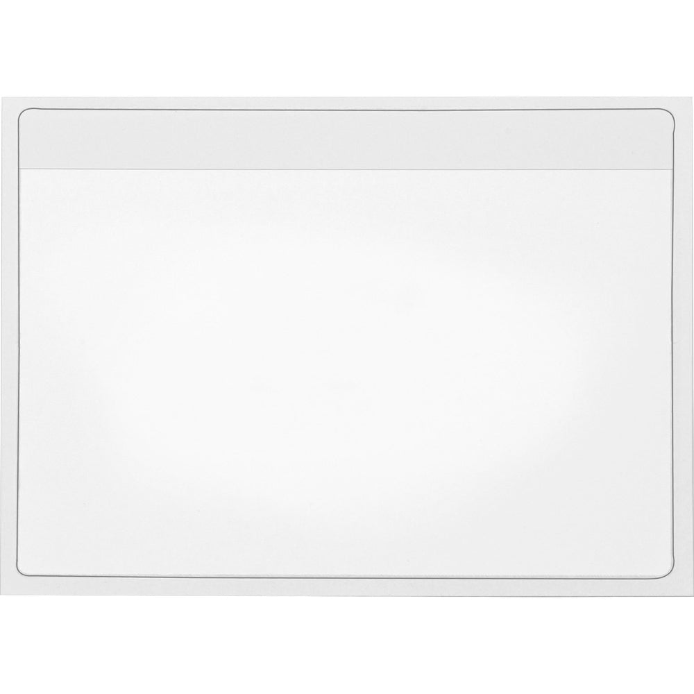 Image of Cardinal Pockets f/Index Cards, Self-Adh, 6-1/4"x4-9/16", 100/BX, CL