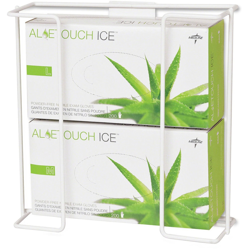 Image of Medline Wire Glove Dispenser Box Holder, Horizontal, Double, 2/PK,WE