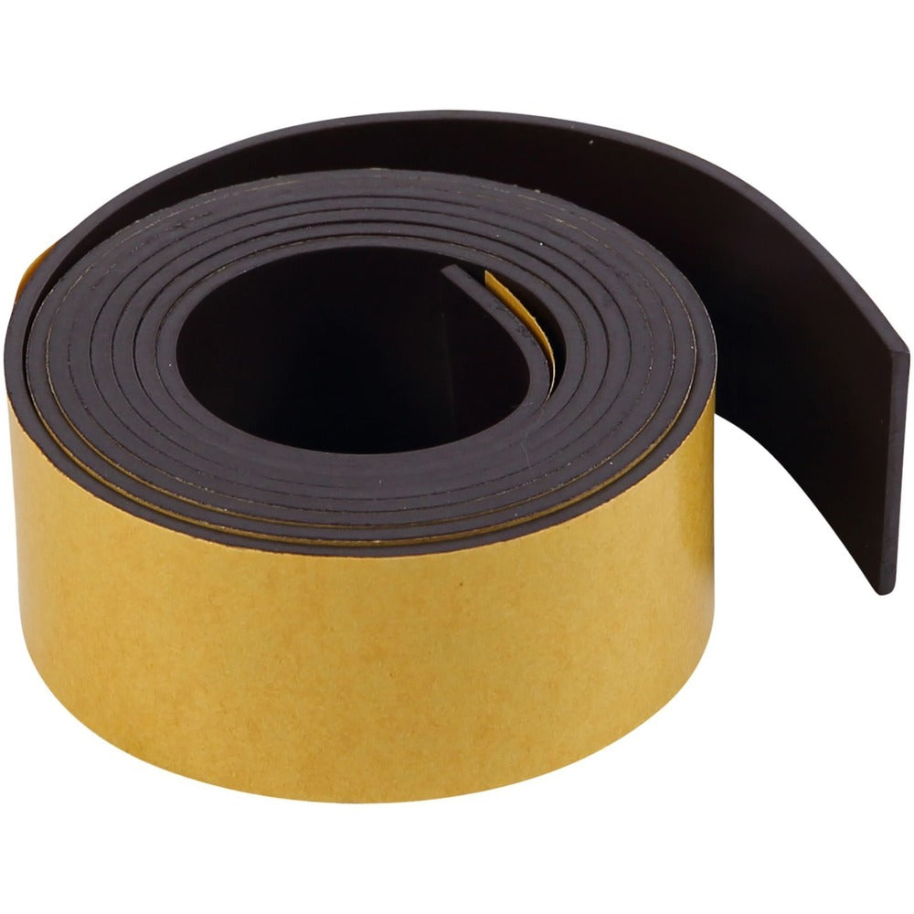 Image of Bi-silque Magnetic Adhesive Roll, 1"x4', Black