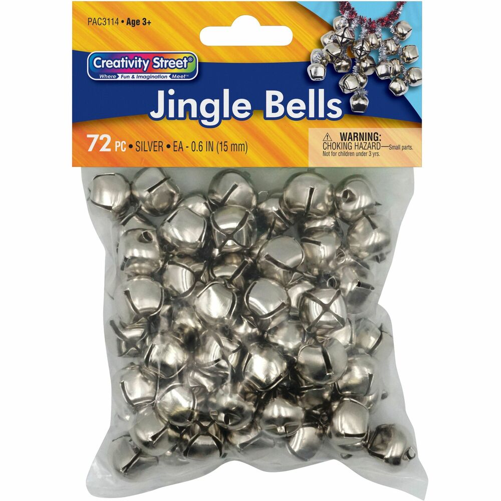 Image of Pacon Jingle Bells, 5/8", 72/BG, Silver