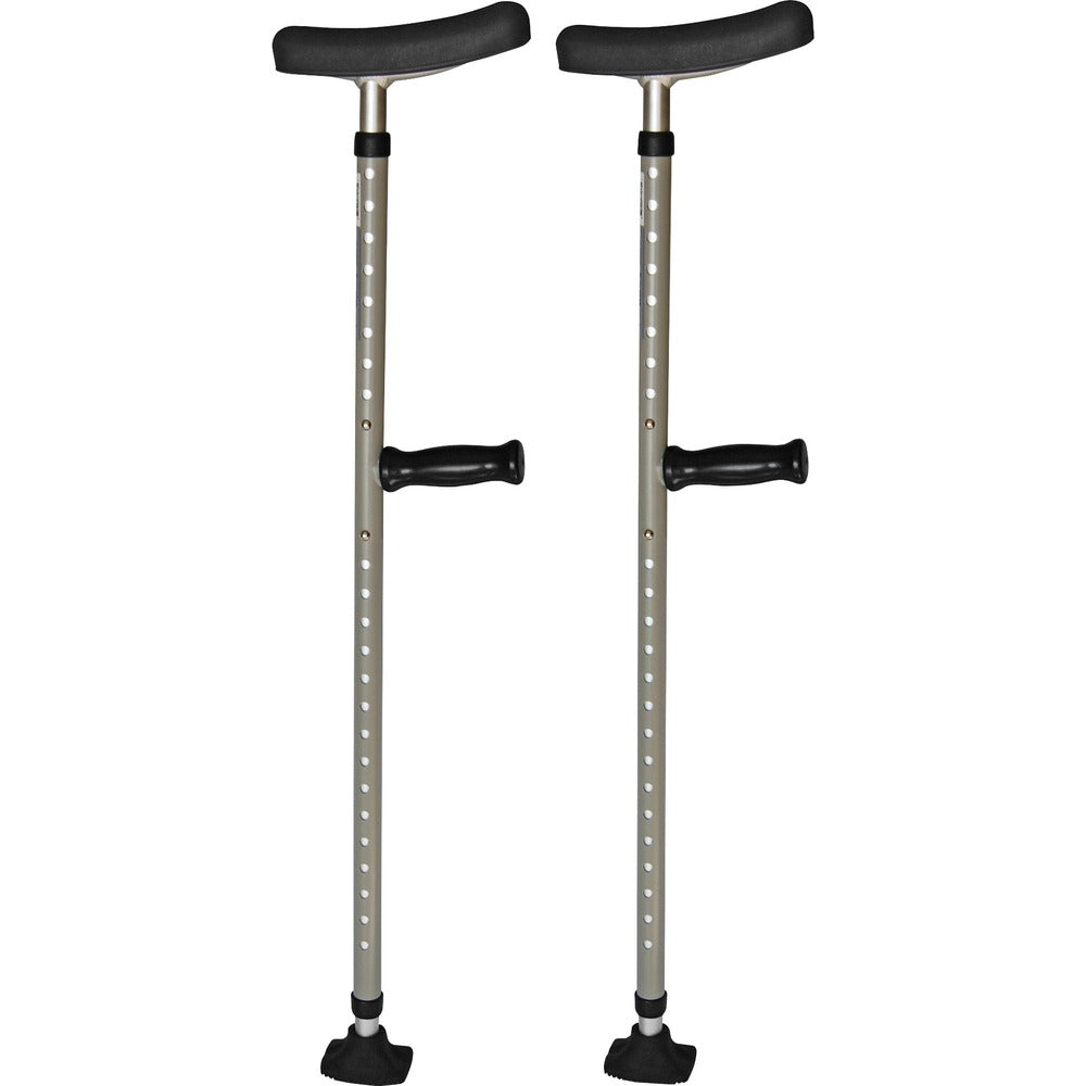 Image of Medline Universal Single Tube Crutch, 2EA/PR, Gray