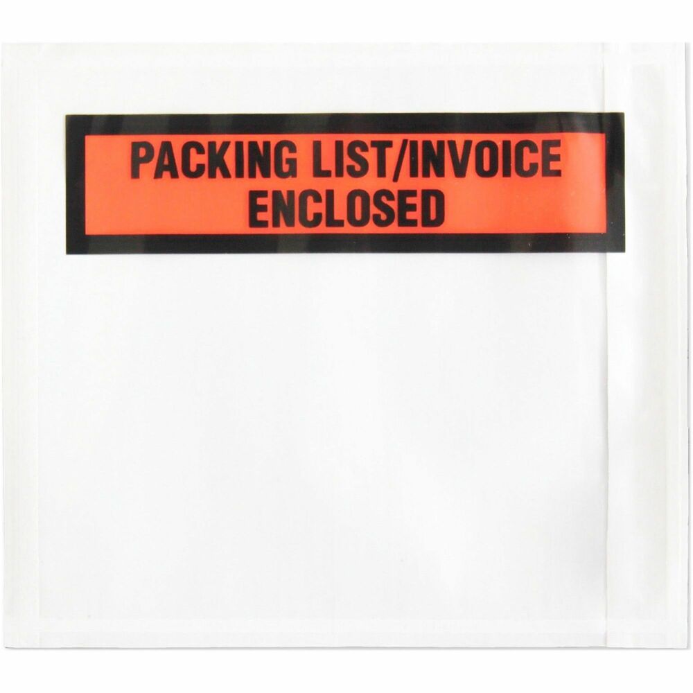 Image of Sparco Packing/Invoice Envelope, 4.5"x5.5", 1000/BX, White