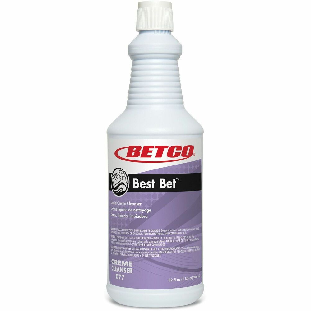 Image of Betco Corporation Cleanser, Cream, Jeweler-grade Abrasive, 32oz, White