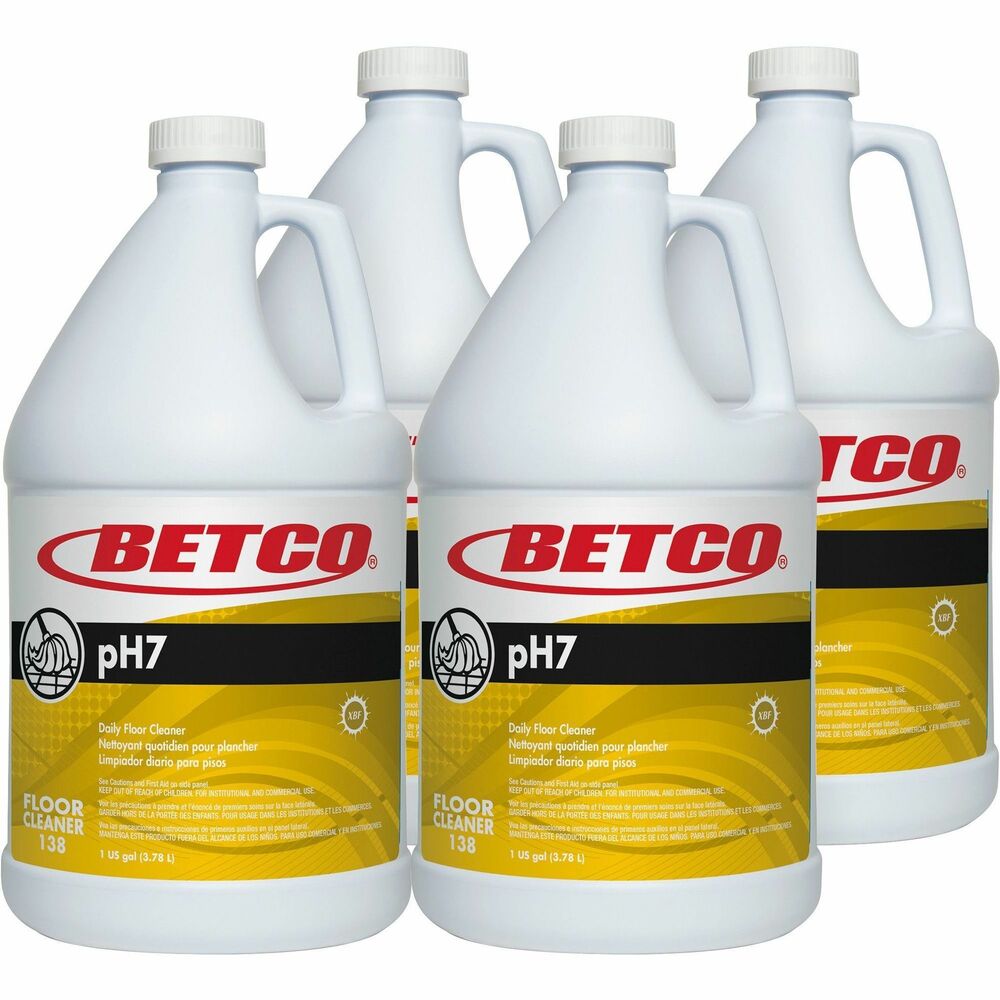 Image of Betco Corporation Floor Cleaner, Concentrate, Neutral pH, 1 Gallon, 4/CT, YW